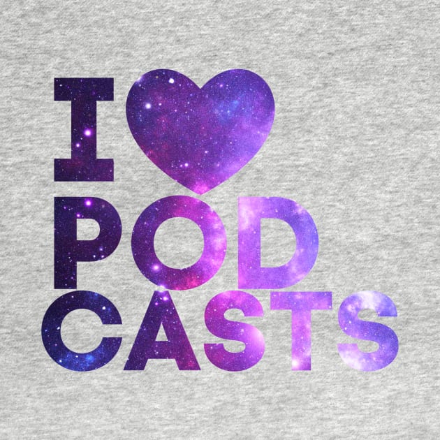 I Heart Podcasts Purple Space by TalkingFishPodcasts